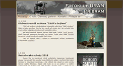 Desktop Screenshot of fotokluburan.cz